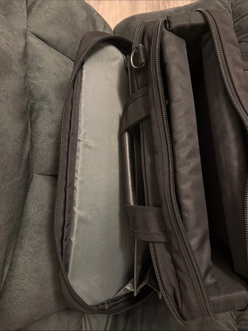 Classic Black Men's Briefcase Laptop Bag